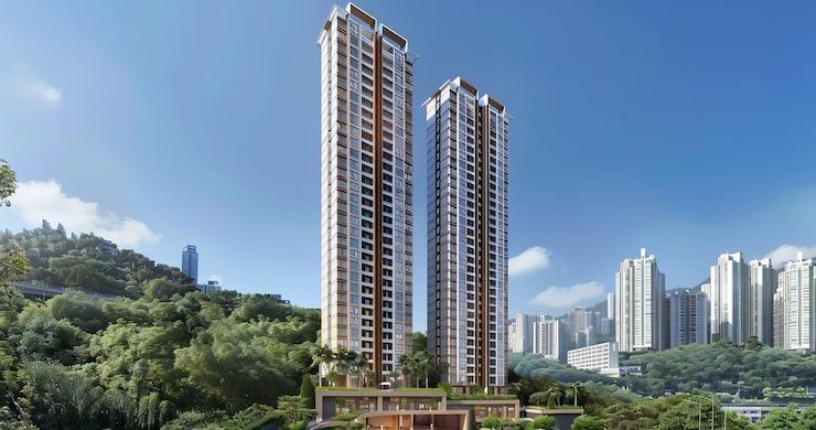 Meetshalin Nanesh Heights, Alibaug town, artist impression