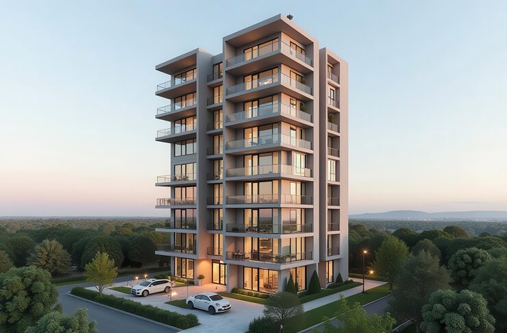 HoABL Chateau de Alibaug, Varasoli, Alibaug–Revas side, artist impression
