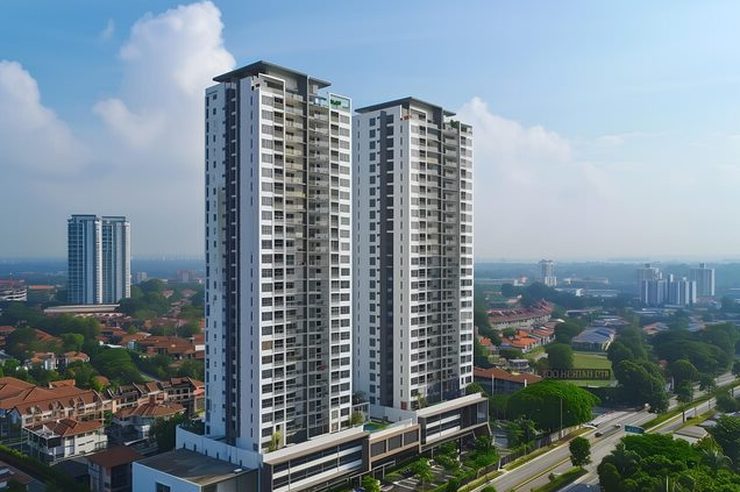 Upcoming township towers planned in Alibaug, artist impression