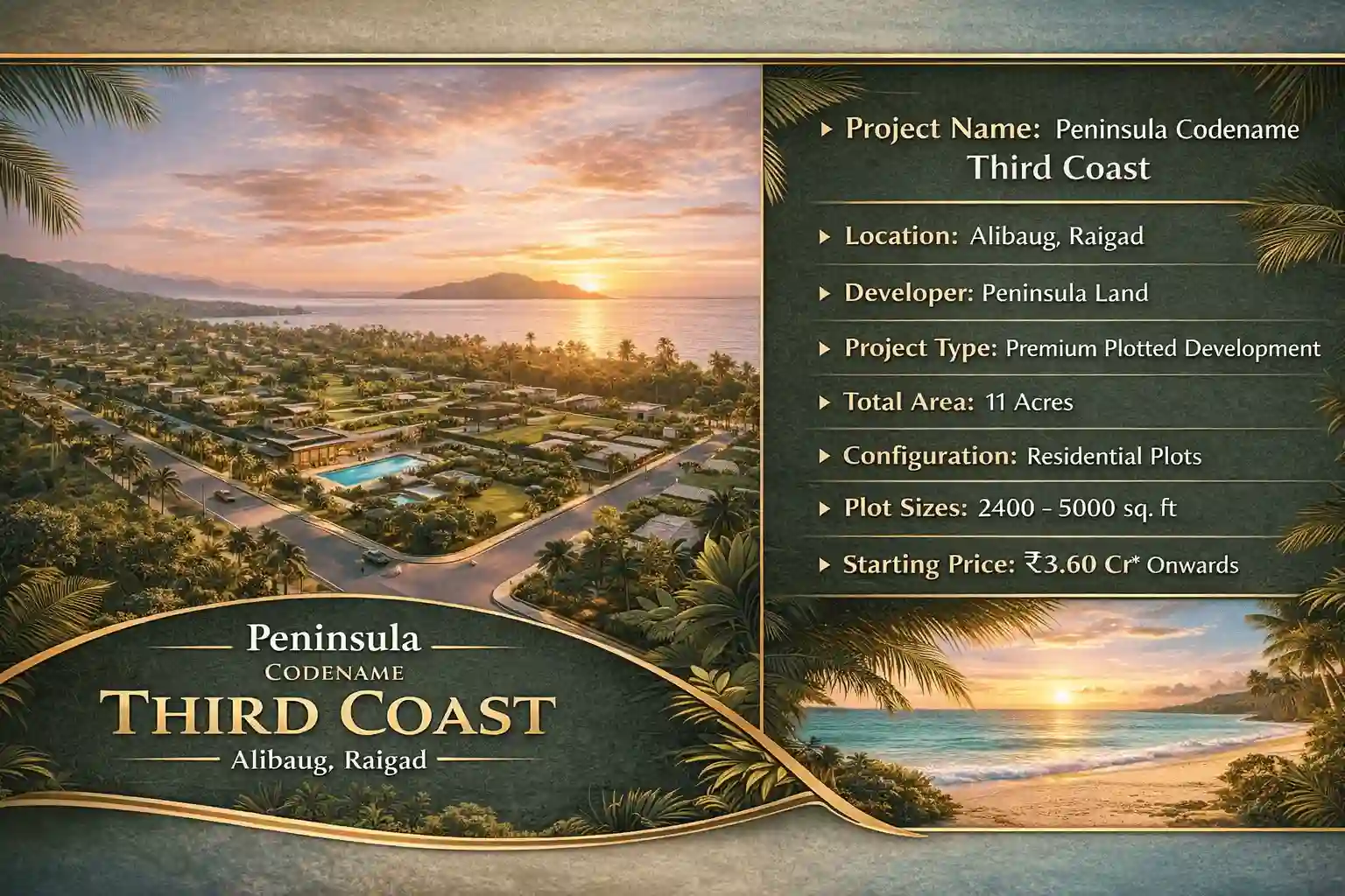 Peninsula Codename Third Coast Alibaug Banner Image